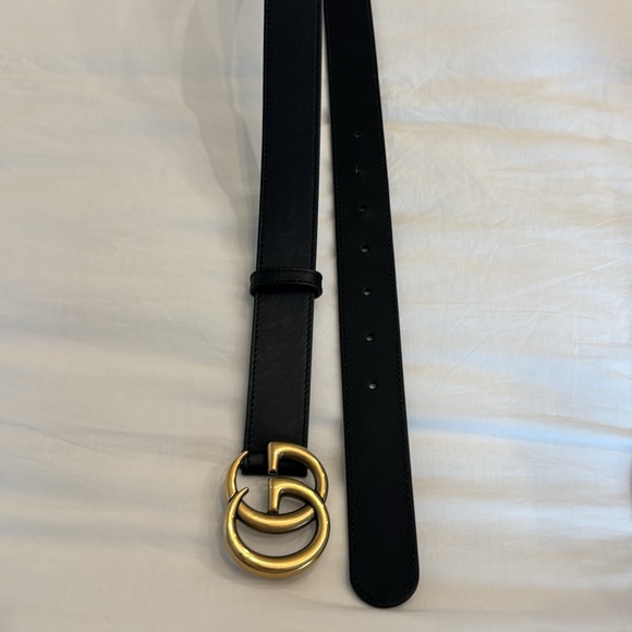 Gucci belt with gold gg size 80 - Picture 2 of 5